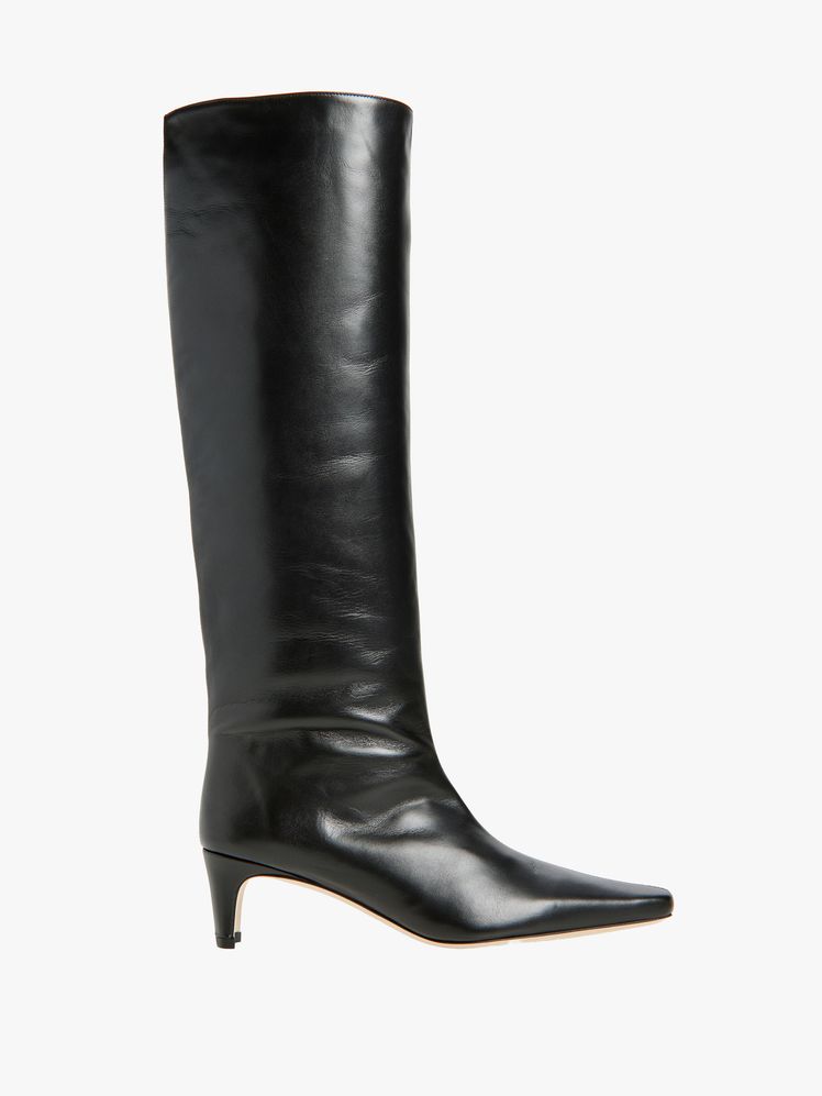 Image may contain Boot Clothing Footwear Riding Boot High Heel and Shoe